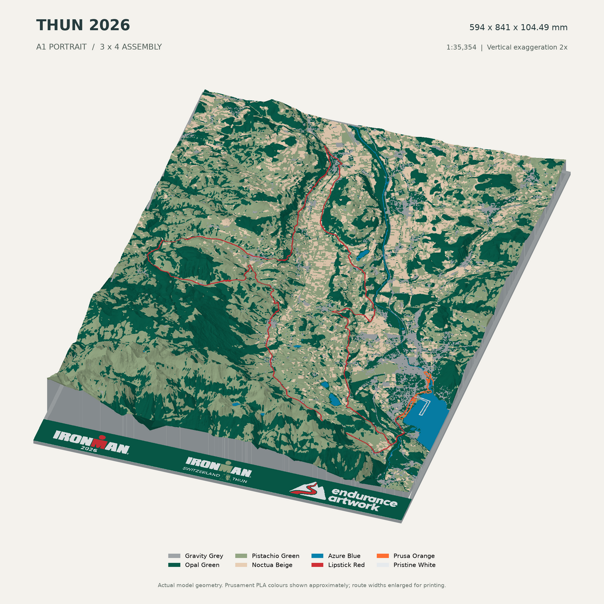 Thun 2026 — 3D Route Artwork