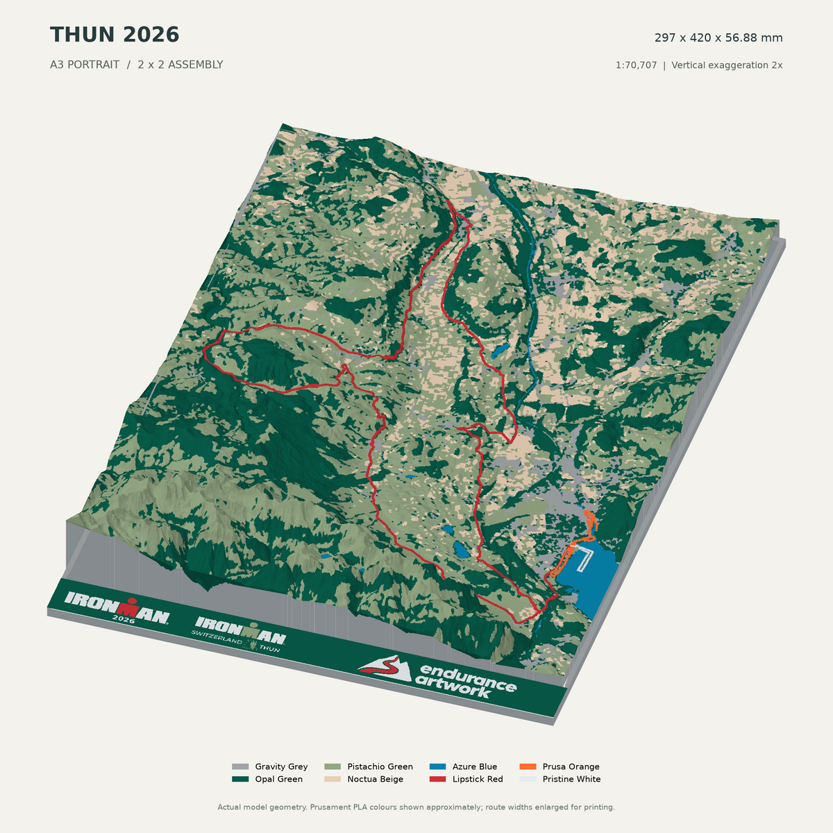 Thun 2026 — 3D Route Artwork