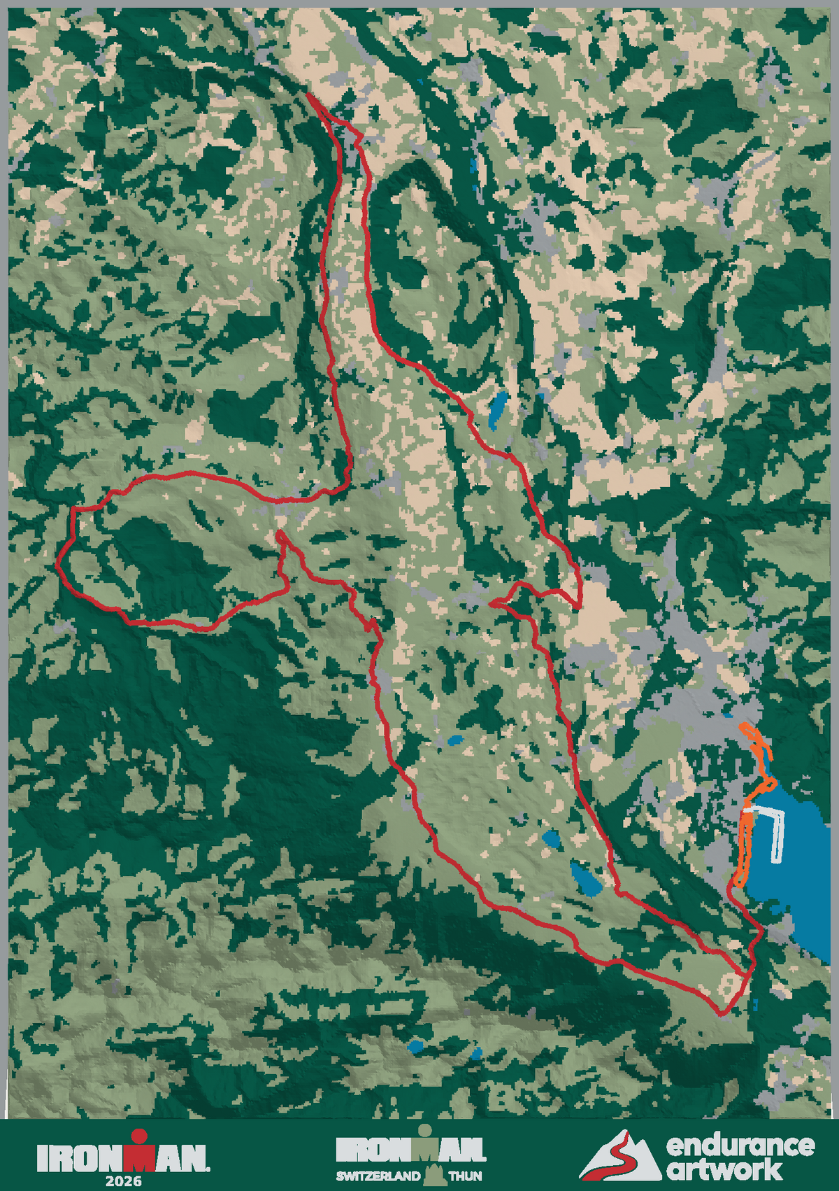 Thun 2026 — 3D Route Artwork