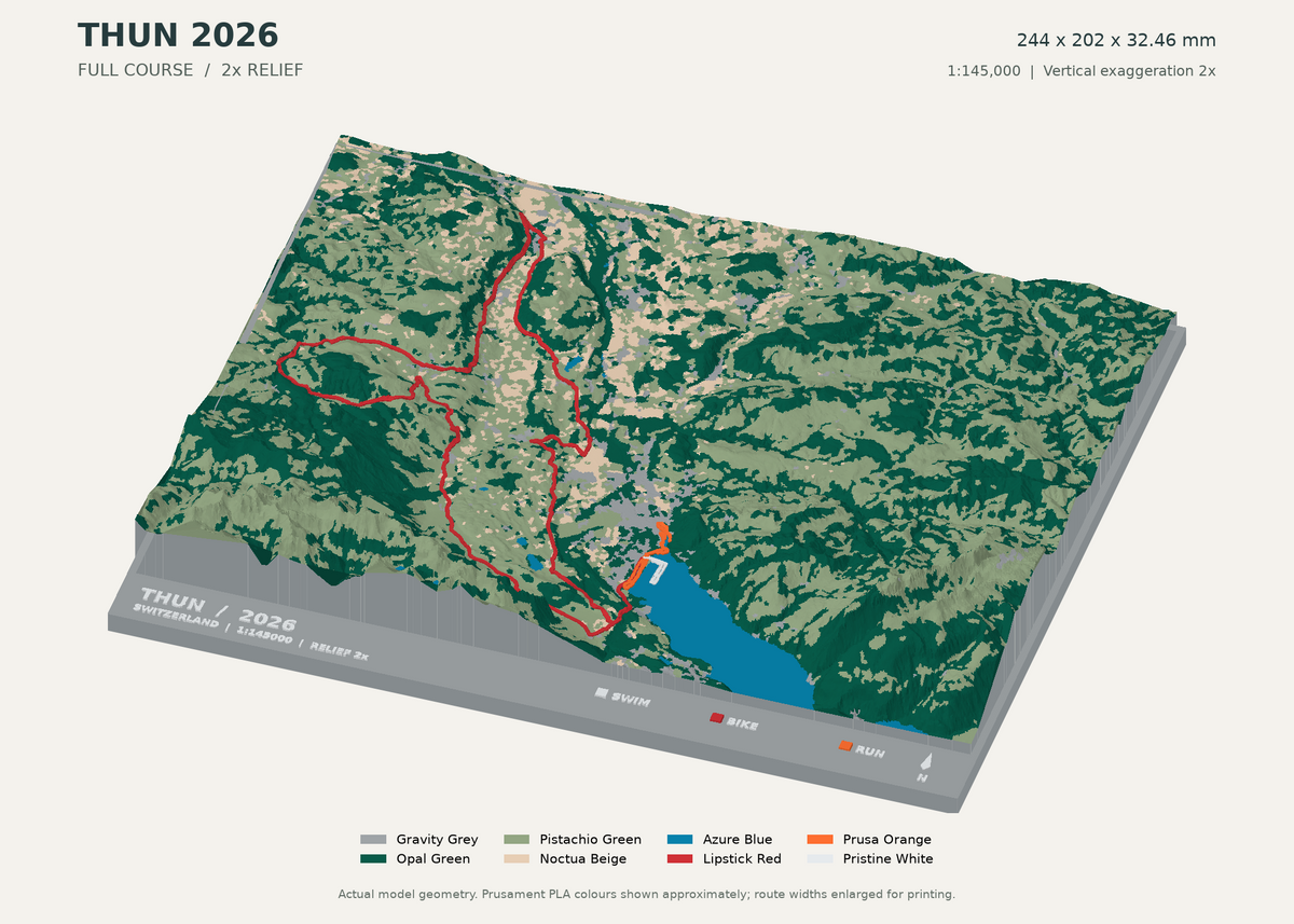 Thun 2026 — 3D Route Artwork