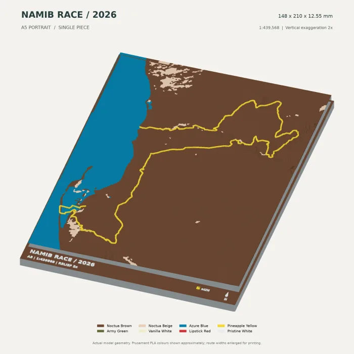Namib Race digital terrain model