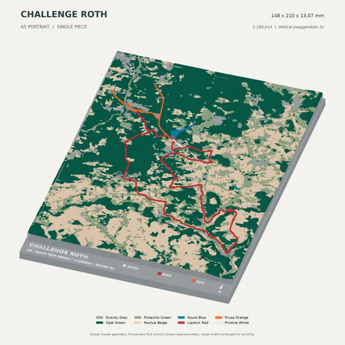 Challenge Roth digital terrain model