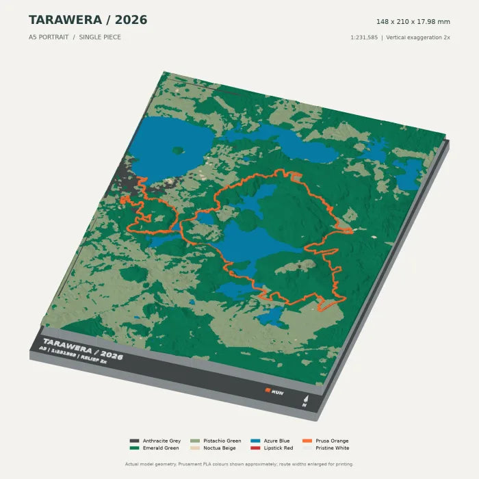 Tarawera TMiler digital terrain model